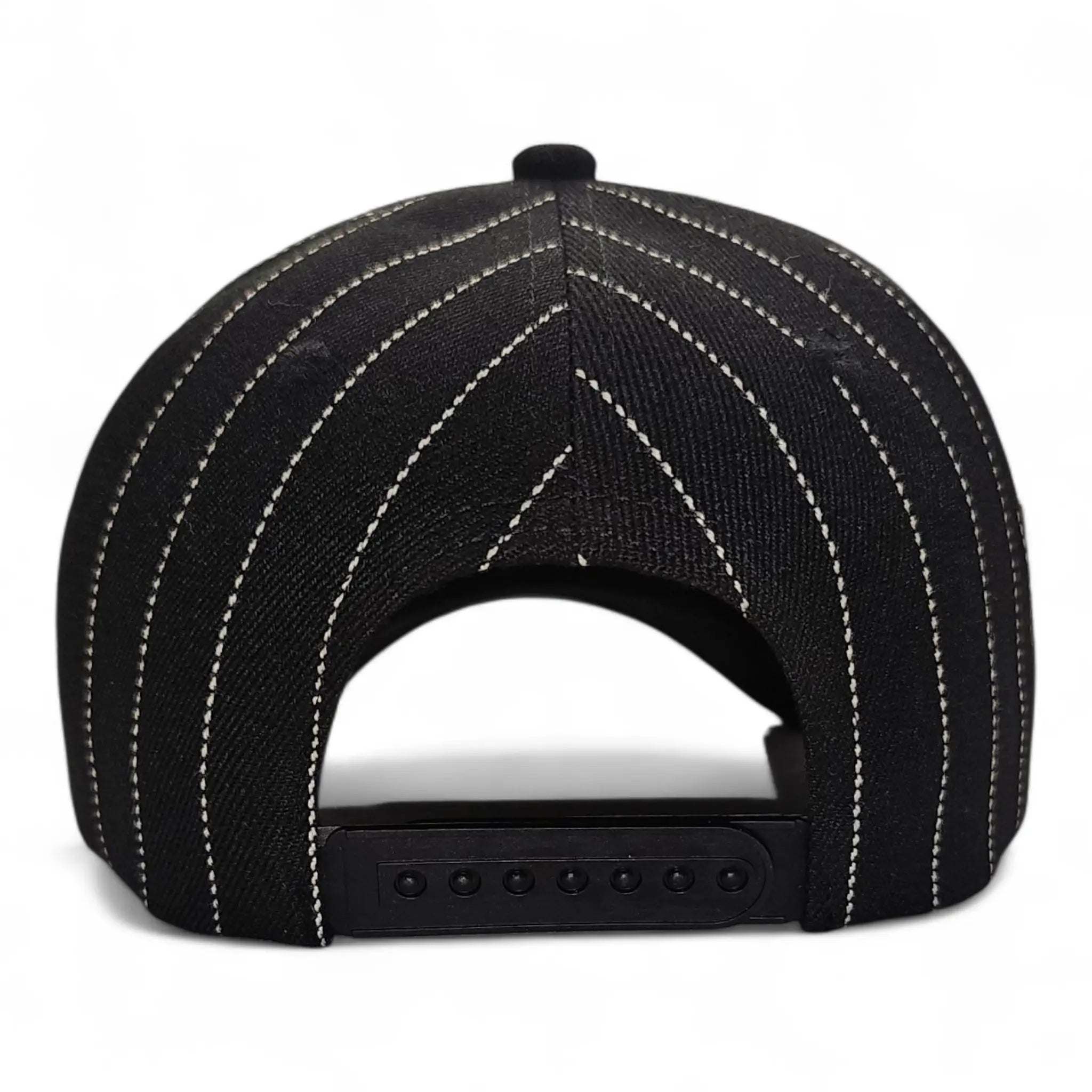 win baseball hat  black stripped