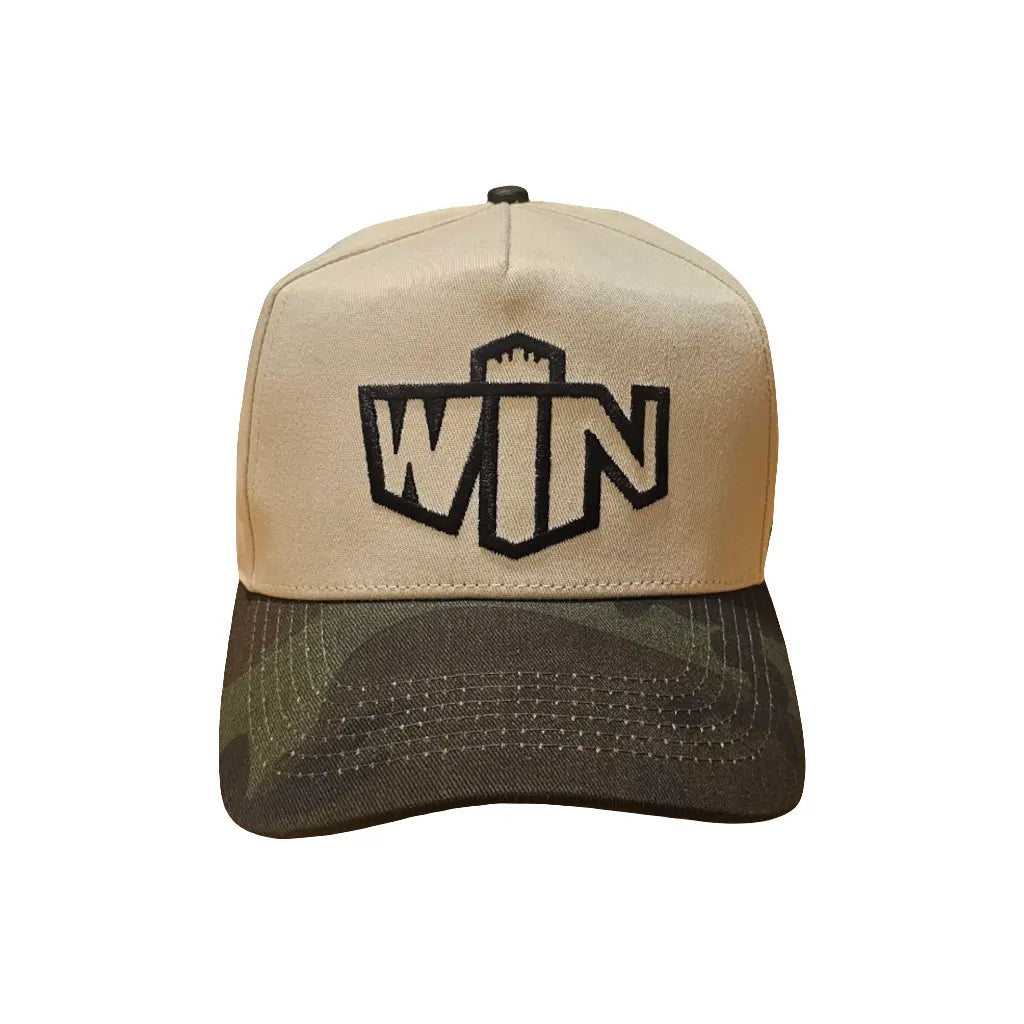 Win Baseball Hat- Camo WIN