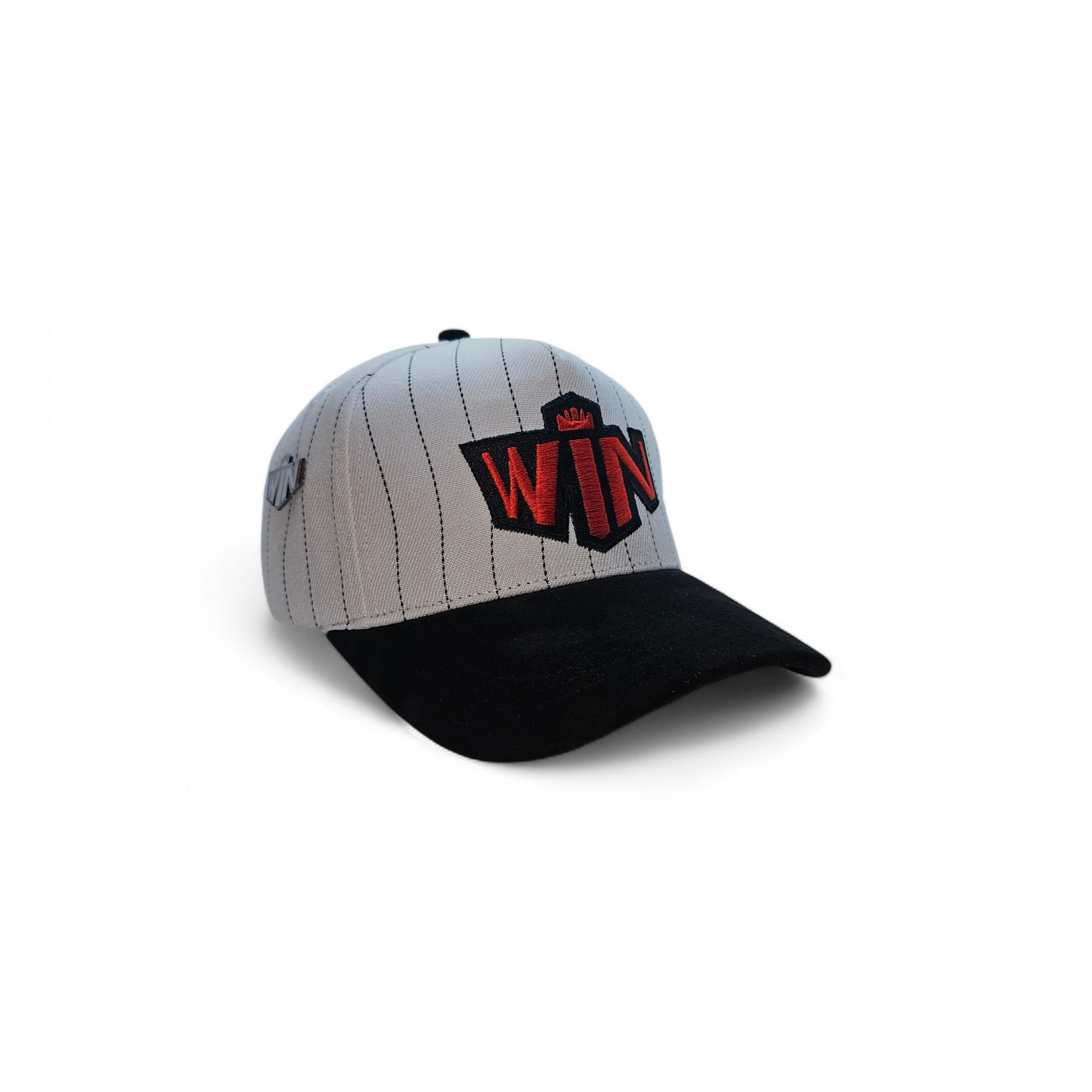 Stripped  baseball hat win