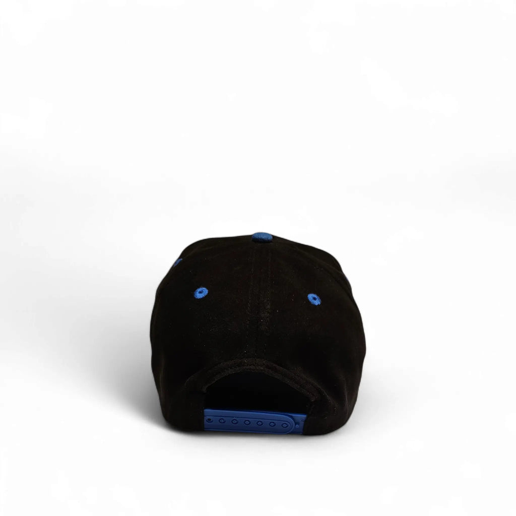 Win Baseball Hat - Black and Blue WIN
