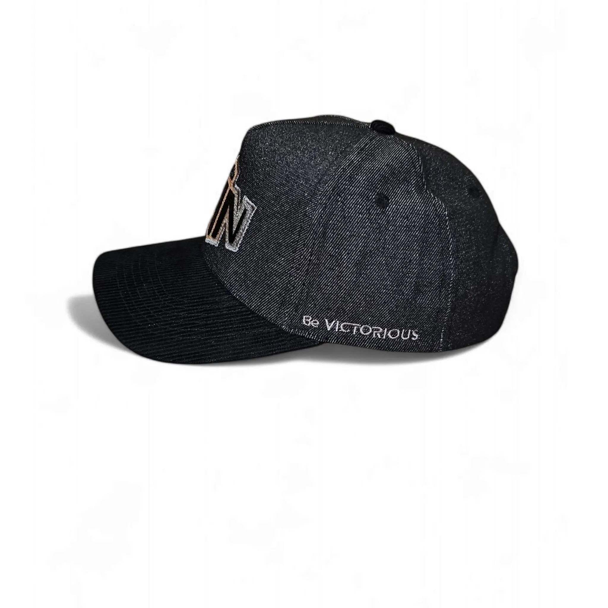 Win baseball hat -black on black WIN
