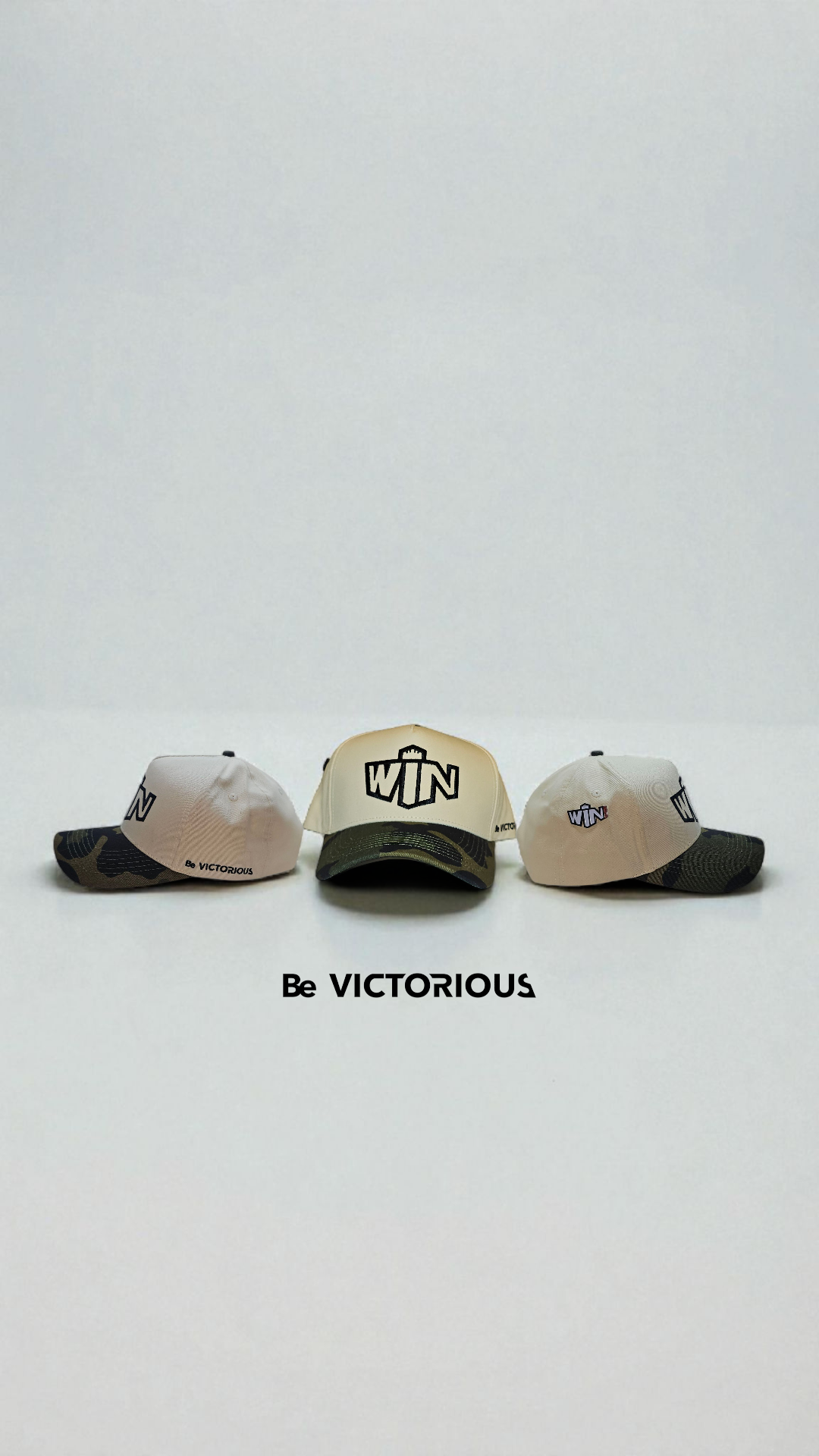 Win Baseball Hat- Camo