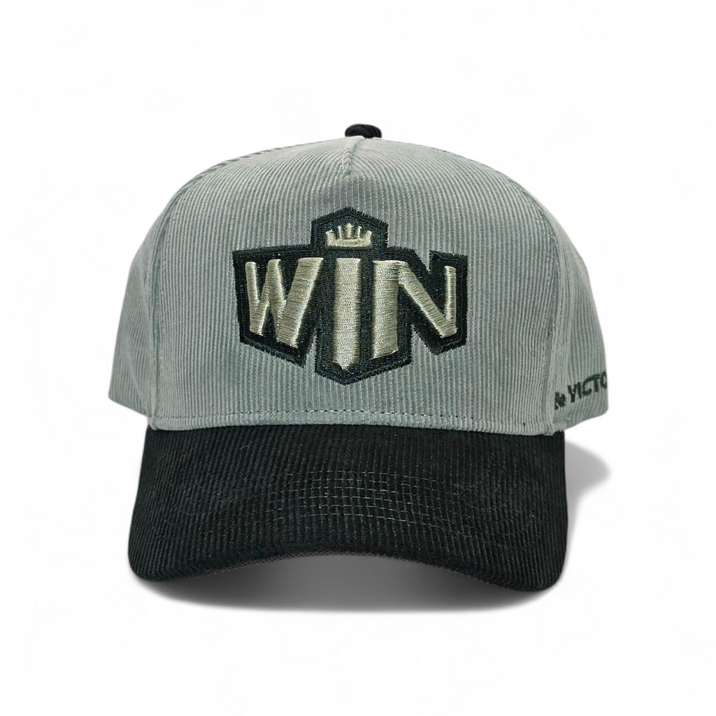 Win green baseball hat