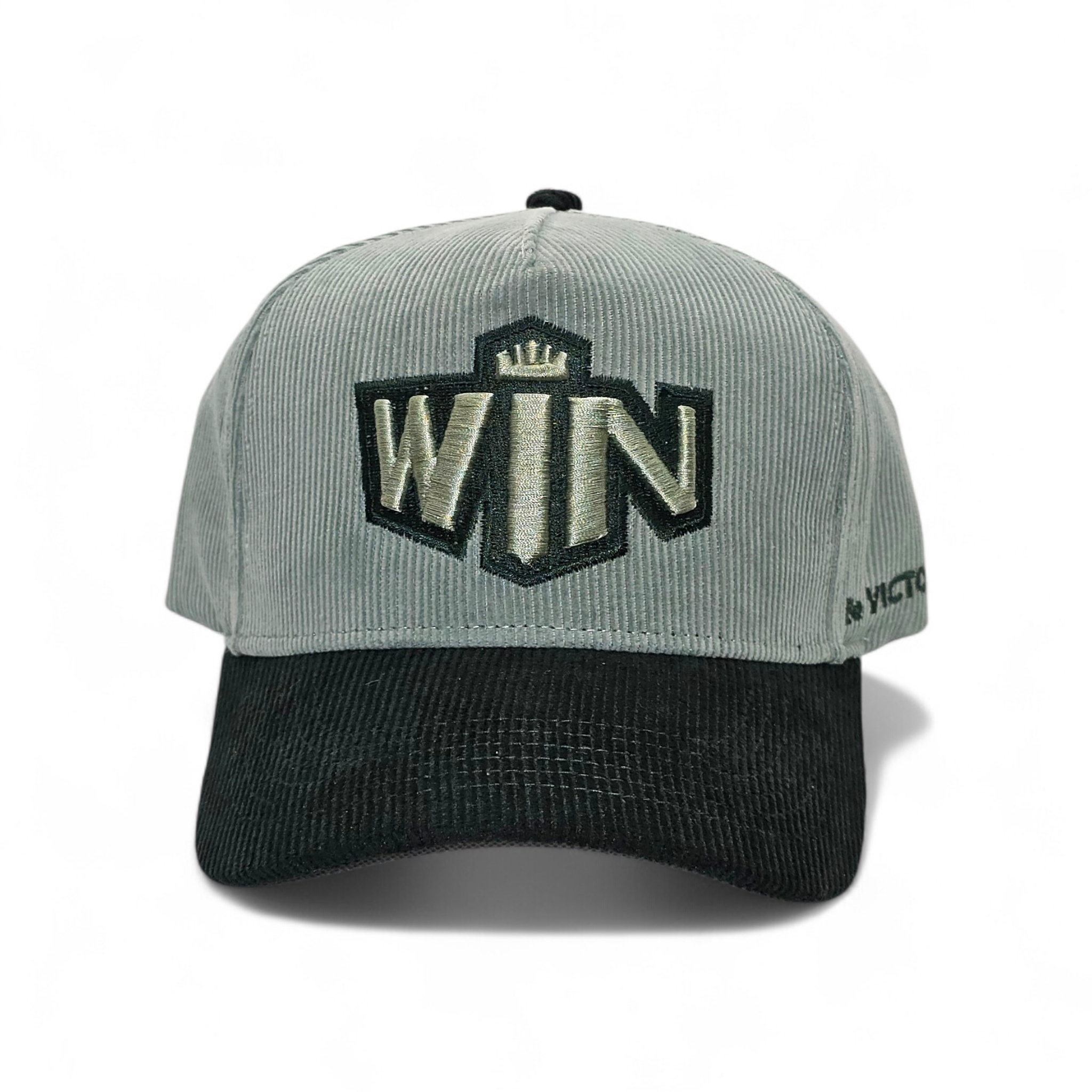 Win green baseball hat