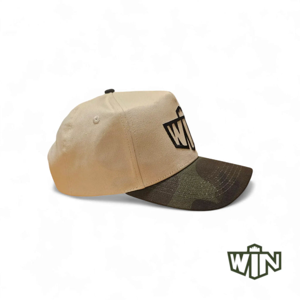 Win Baseball Hat- Camo WIN